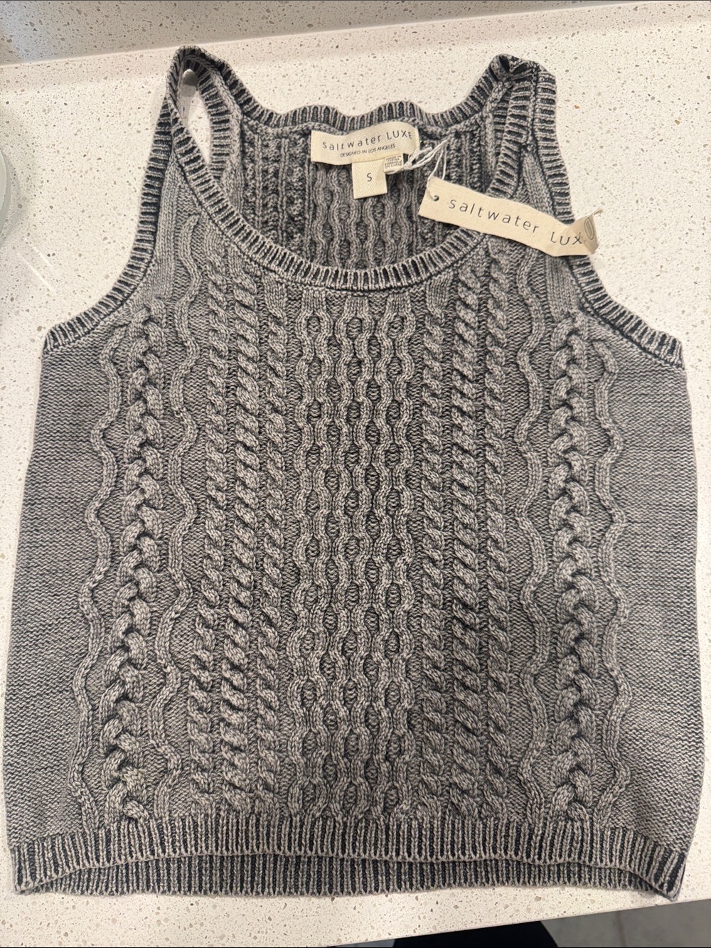 NWT Saltwater Luxe Knitted tank